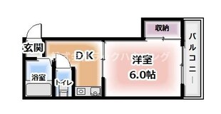 プレアール古川橋の物件間取画像